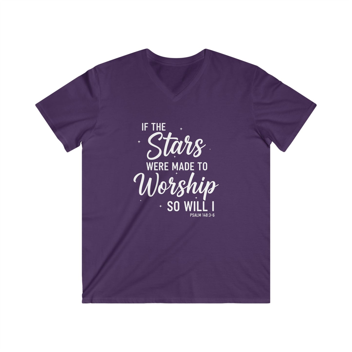 IF THE STARS WERE MADE TO WORSHIP - V-NECK PREMIUM T-SHIRT