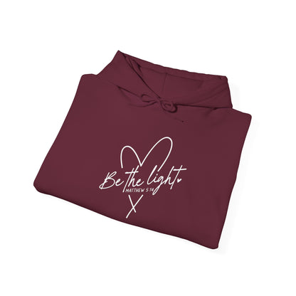 BE THE LIGHT - MEDIUM-HEAVY WEIGHT HOODIE