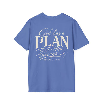 GOD HAS A PLAN - PREMIUM T-SHIRT