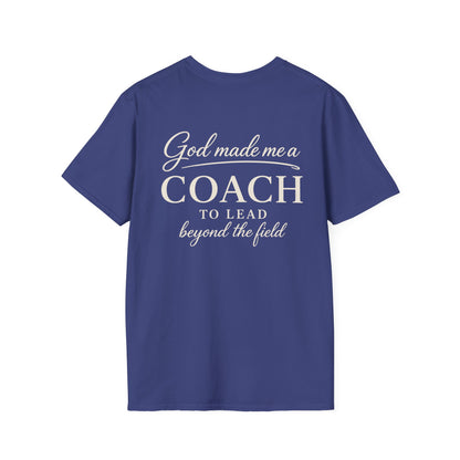 GOD MADE ME A COACH/FIELD - PREMIUM T-SHIRT