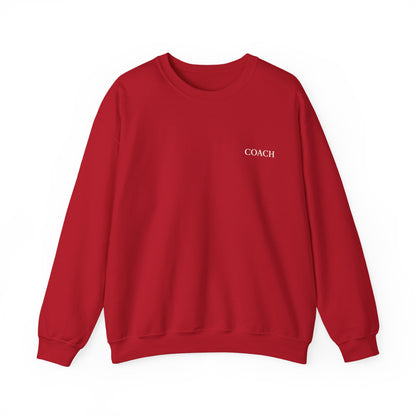 GOD MADE ME A COACH/FIELD - MEDIUM-HEAVY WEIGHT SWEATSHIRT