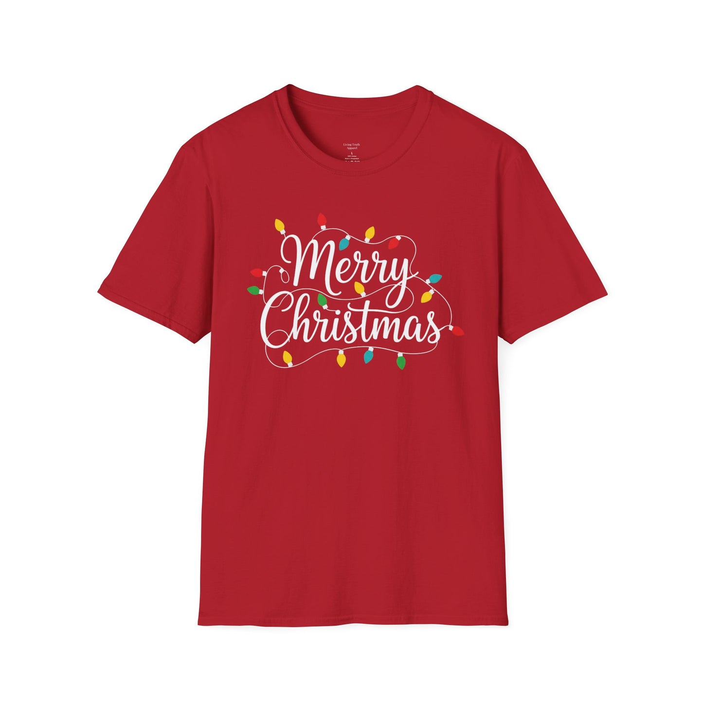 MERRY CHRISTMAS LIGHTS - PREMIUM T-SHIRT