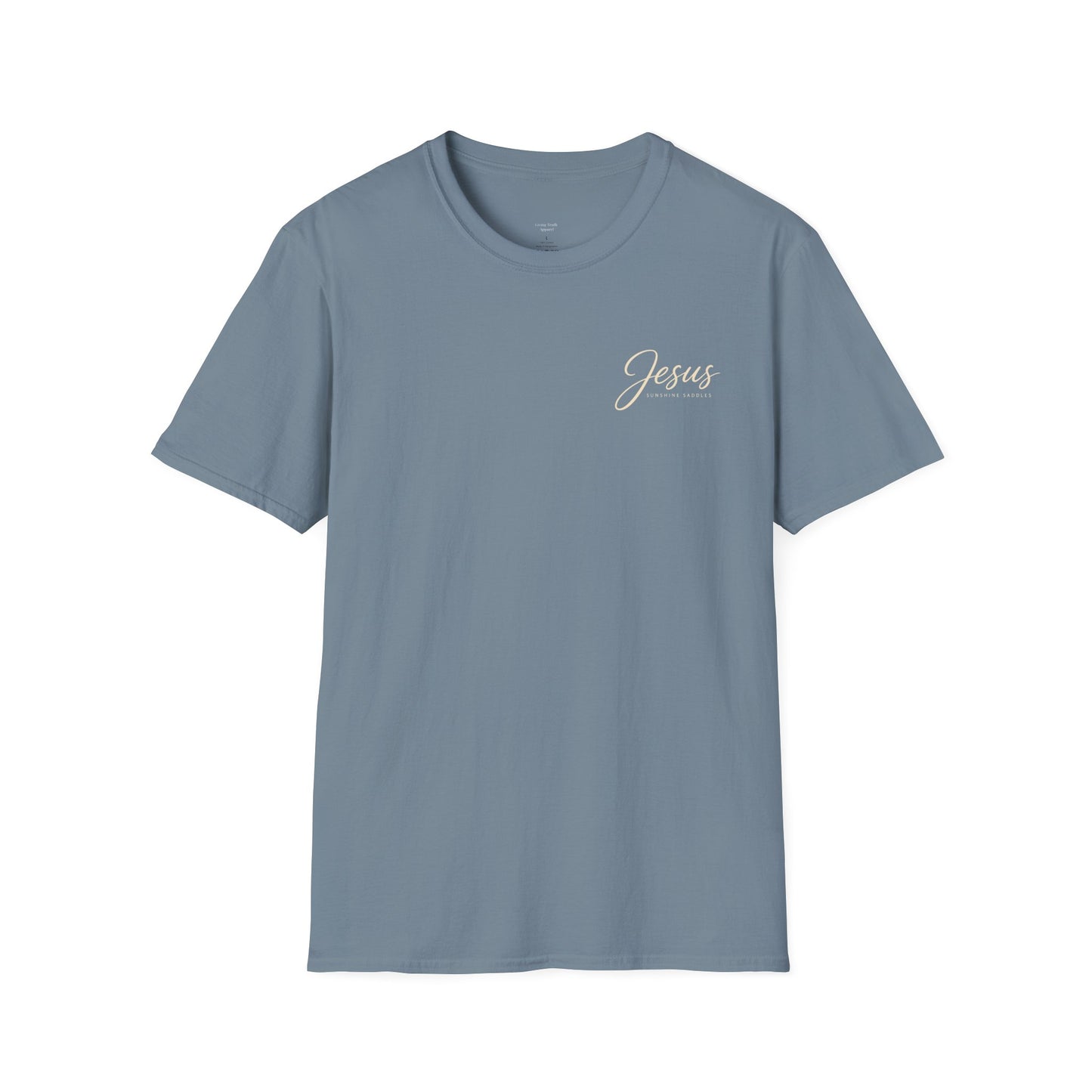 JESUS SUNSHINE SADDLES - PREMIUM T-SHIRT