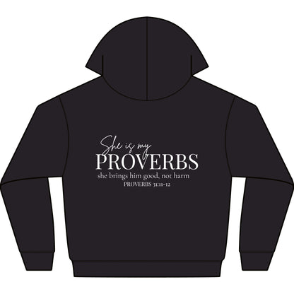 SHE IS MY PROVERBS - PREMIUM HEAVY WEIGHT HOODIE