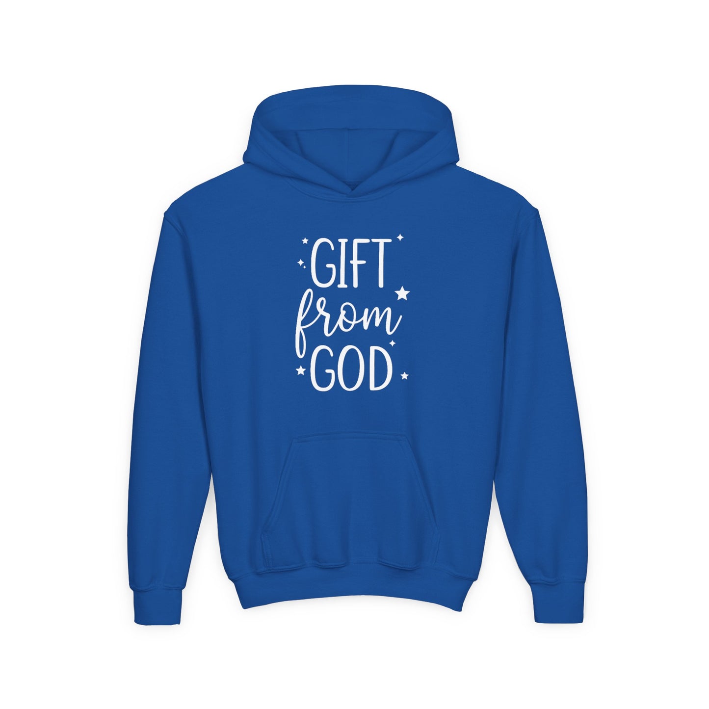 GIFT FROM GOD - YOUTH MEDIUM-HEAVY WEIGH HOODIE