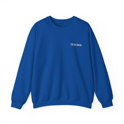 GOD MADE ME A TEACHER - MEDIUM-HEAVY WEIGHT SWEATSHIRT