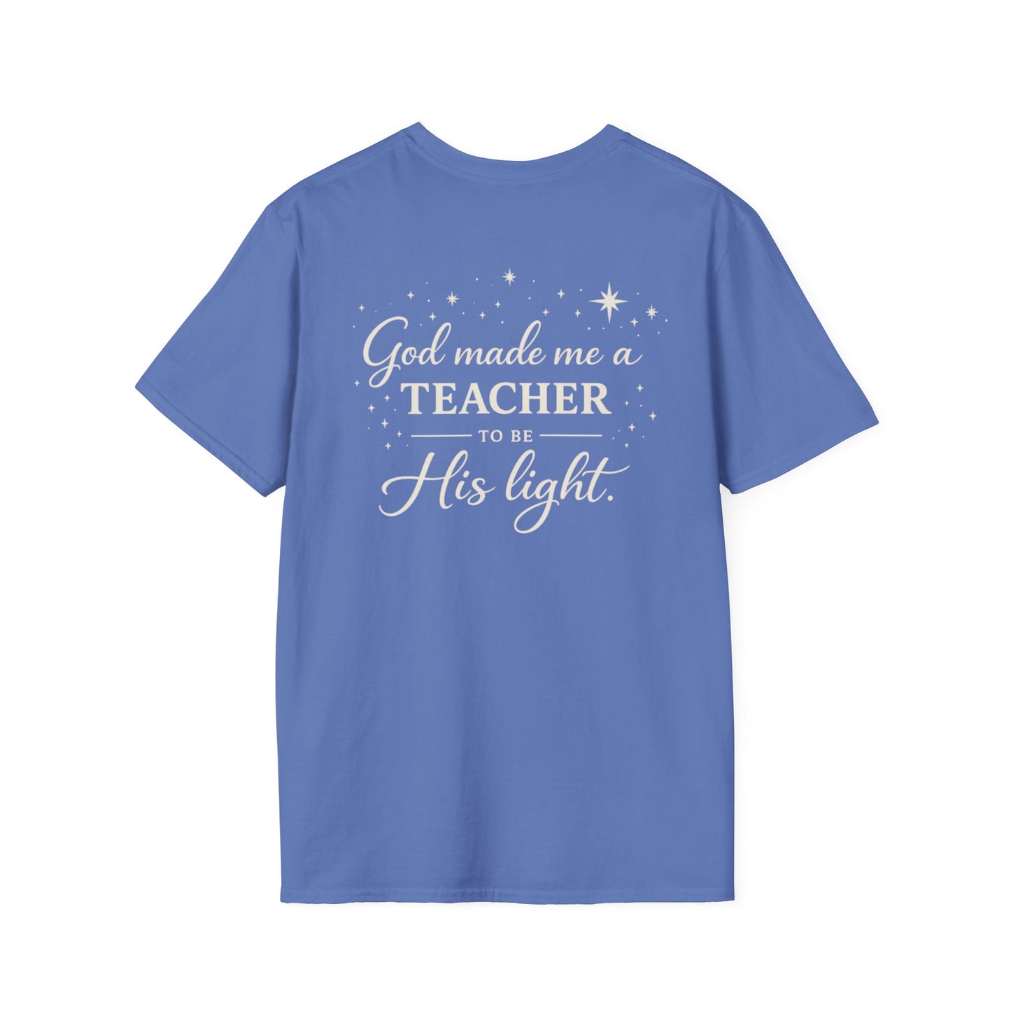 GOD MADE ME A TEACHER - PREMIUM T-SHIRT