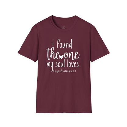 I FOUND THE ONE MY SOUL LOVES - V-NECK PREMIUM T-SHIRT