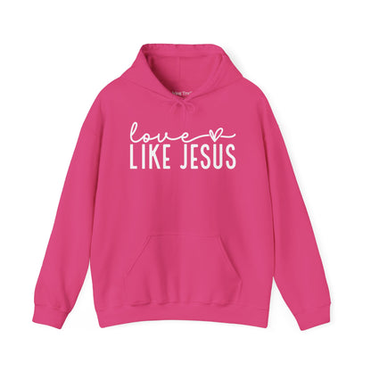 LOVE LIKE JESUS - MEDIUM - HEAVY WEIGHT HOODIE