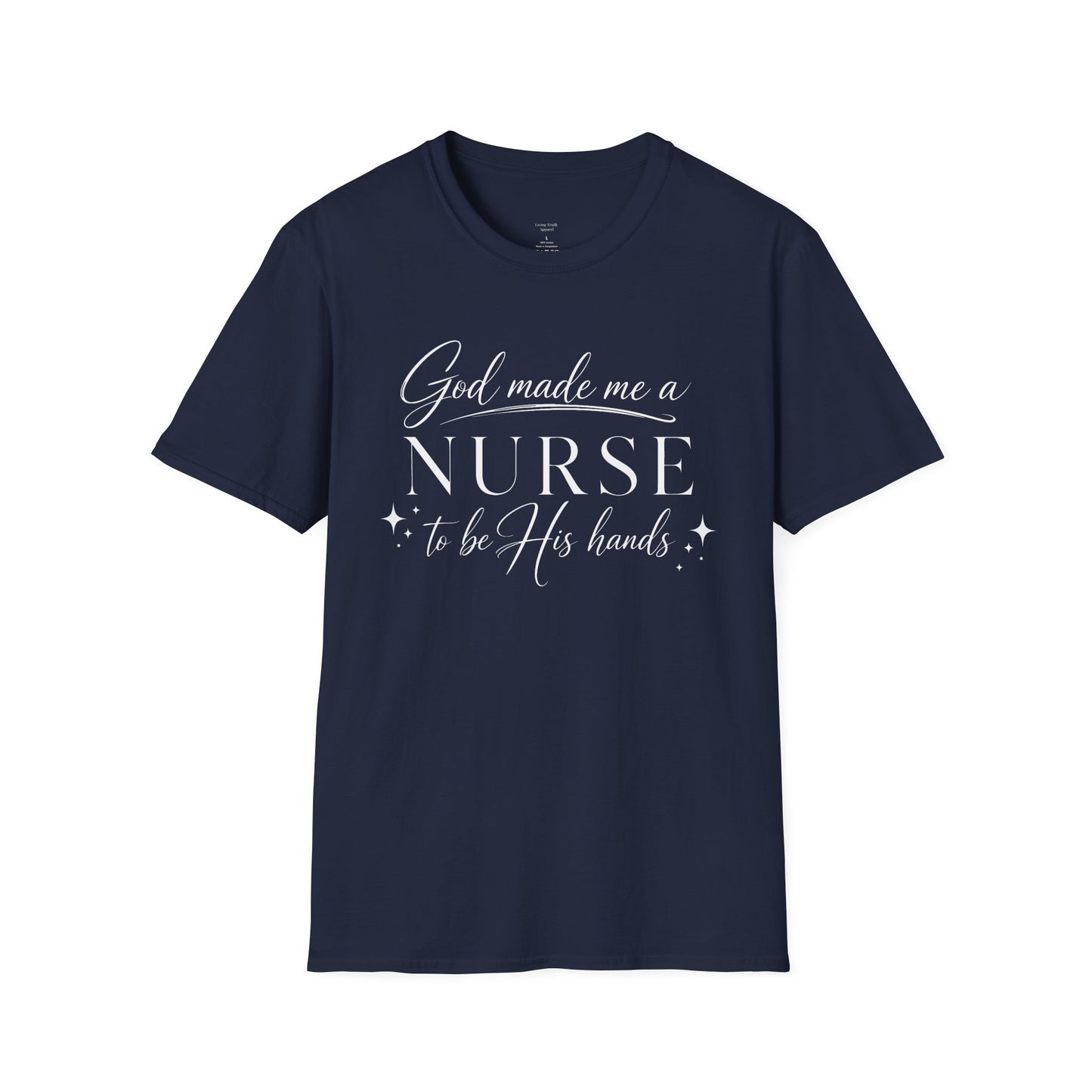 GOD MADE ME A NURSE - PREMIUM T-SHIRT