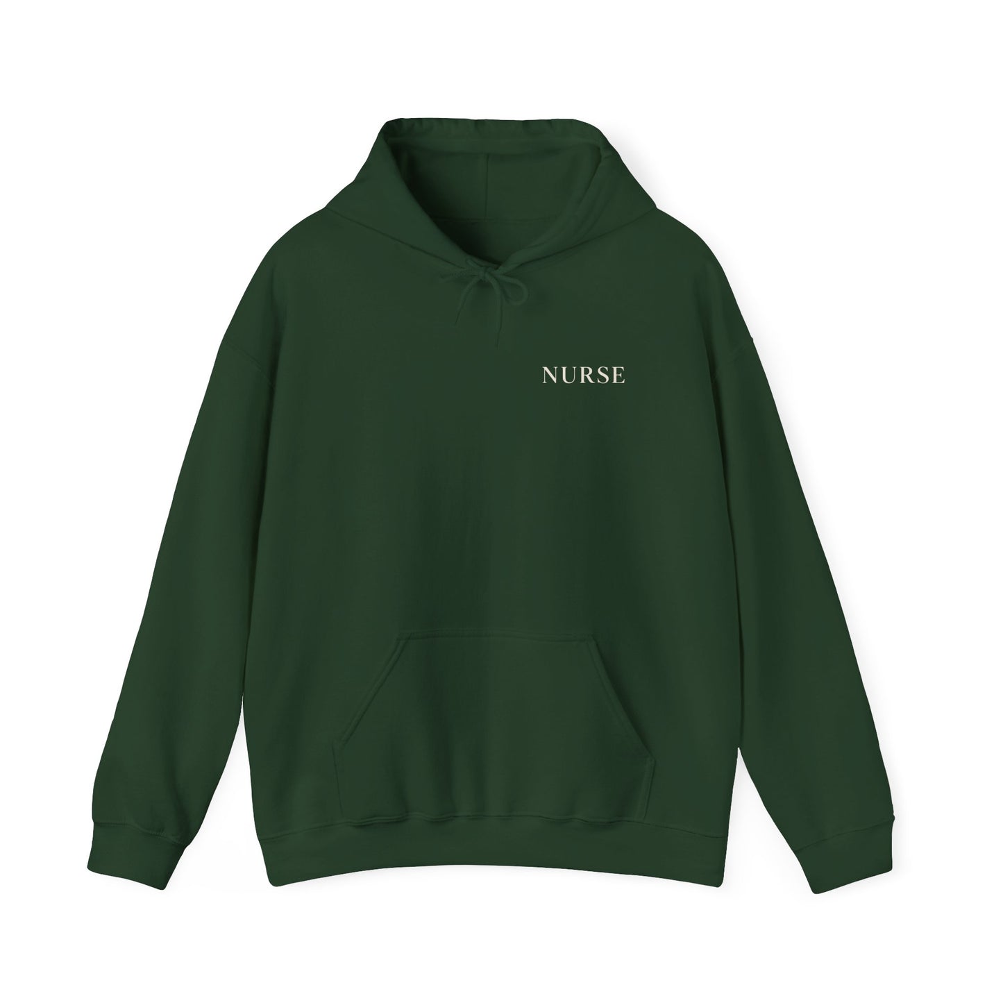 GOD MADE ME A NURSE - MEDIUM-HEAVY WEIGHT HOODIE