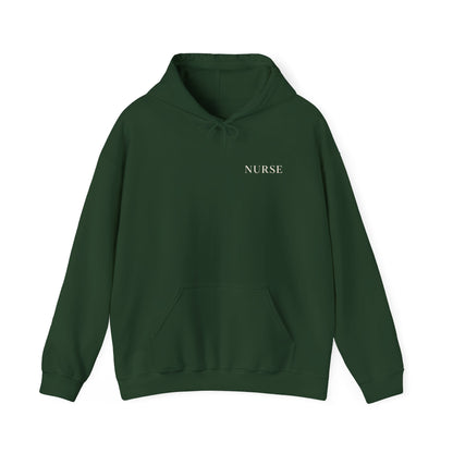 GOD MADE ME A NURSE - MEDIUM-HEAVY WEIGHT HOODIE