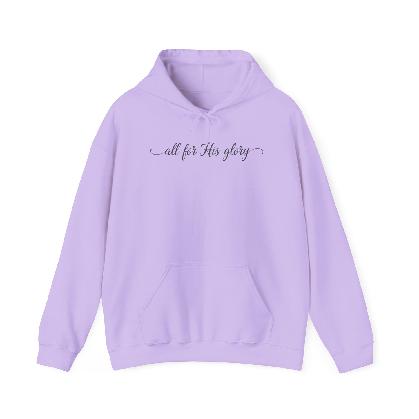 ALL FOR HIS GLORY - MEDIUM-HEAVY WEIGHT HOODIE