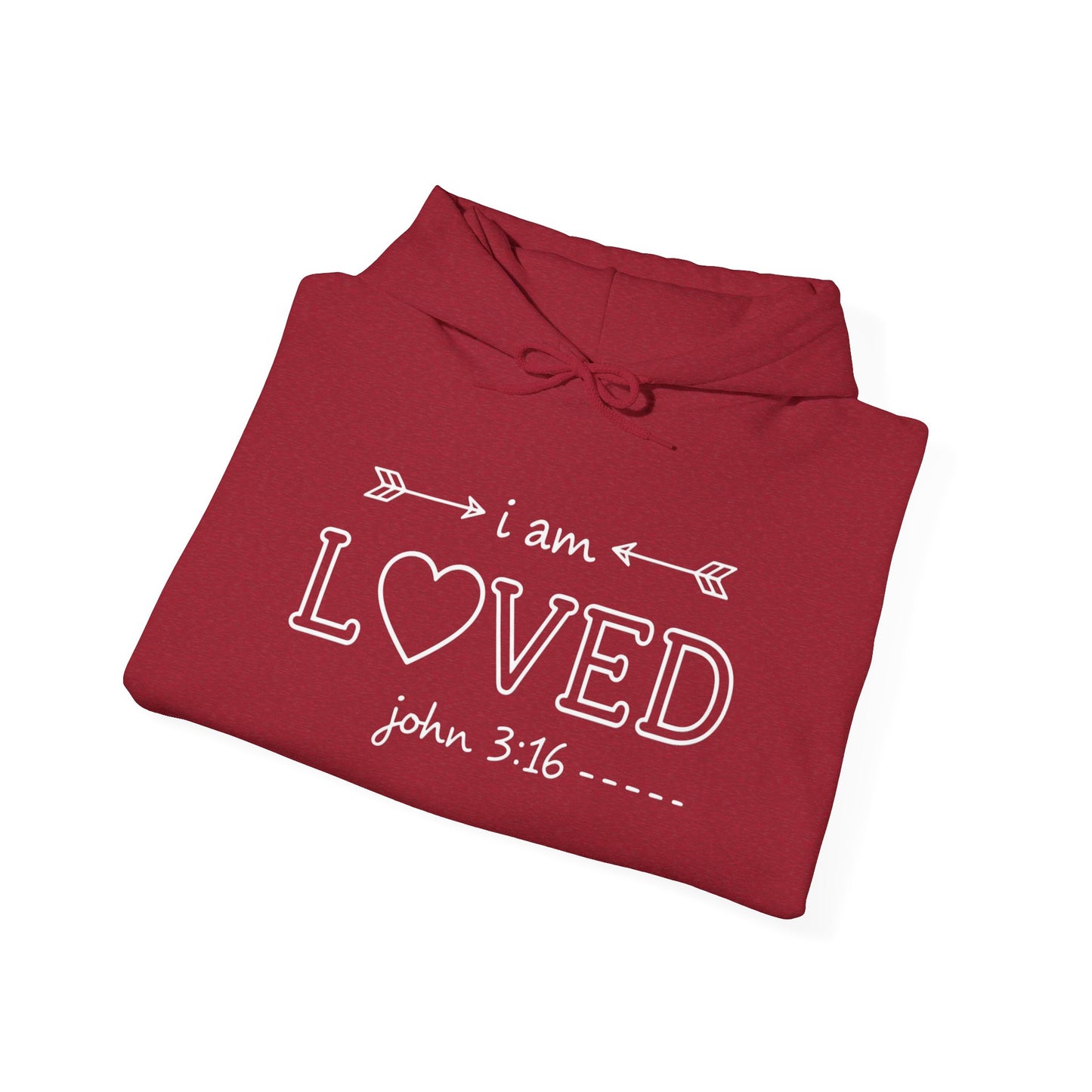 I AM LOVED - MEDIUM-HEAVY WEIGHT HOODIE