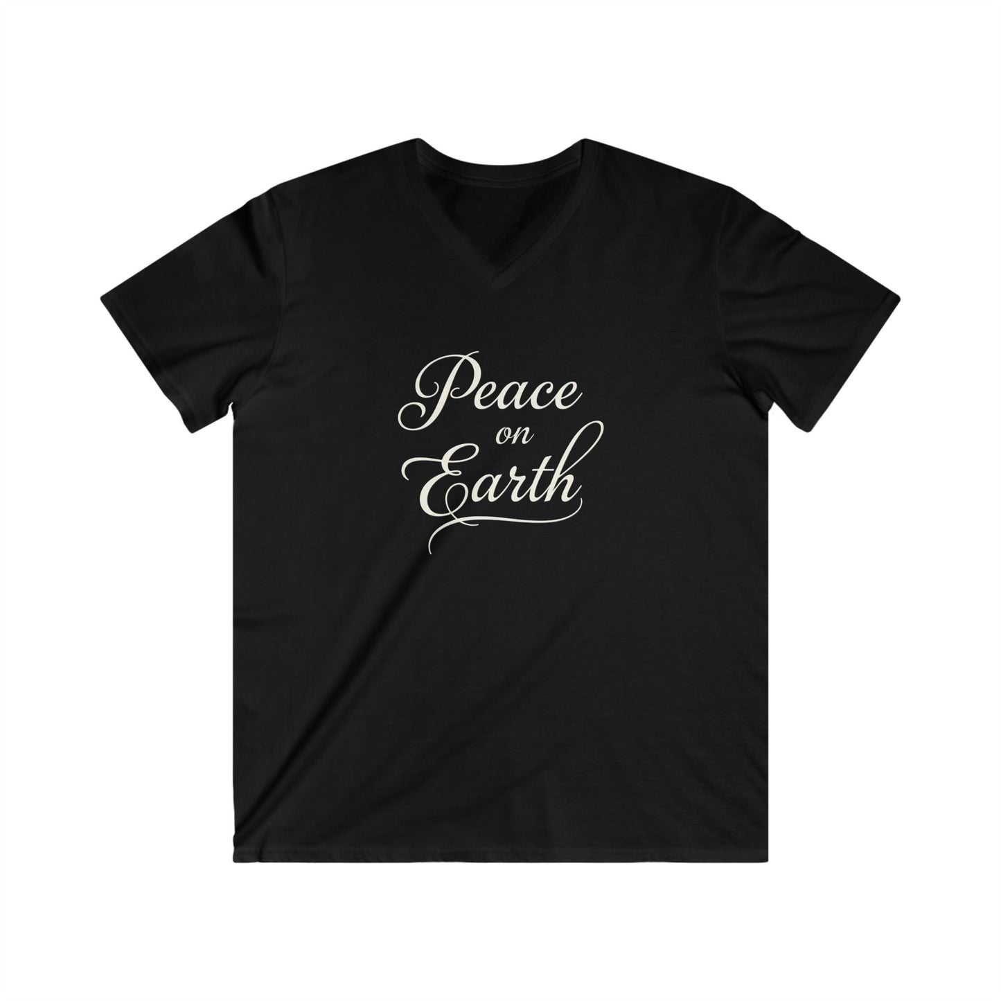 PEACE ON EARTH - V-NECK PREMIUM T-SHIRT