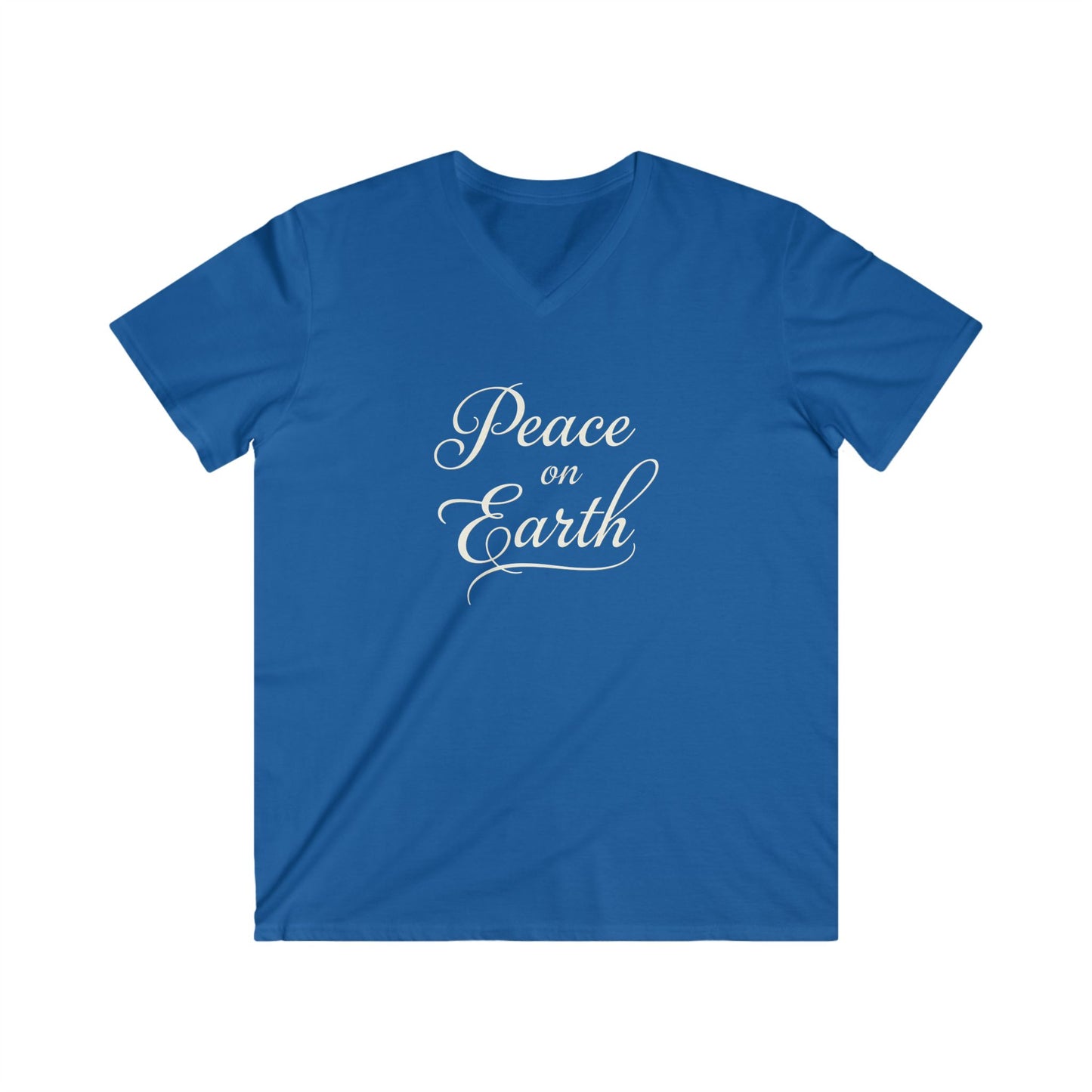 PEACE ON EARTH - V-NECK PREMIUM T-SHIRT