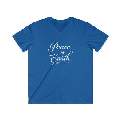 PEACE ON EARTH - V-NECK PREMIUM T-SHIRT
