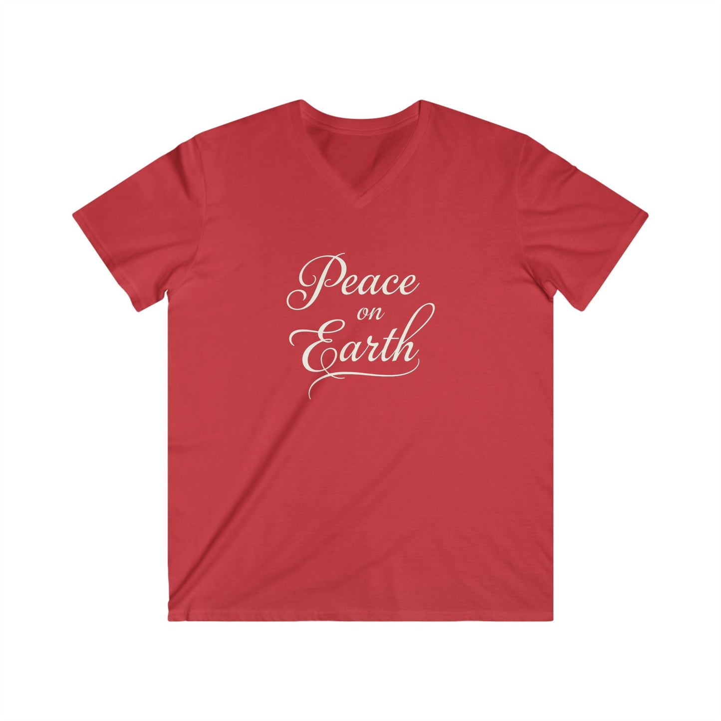 PEACE ON EARTH - V-NECK PREMIUM T-SHIRT