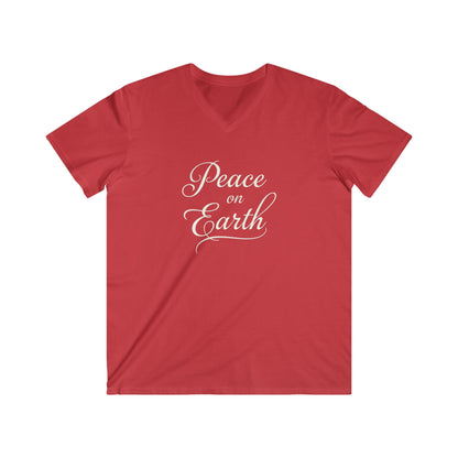 PEACE ON EARTH - V-NECK PREMIUM T-SHIRT