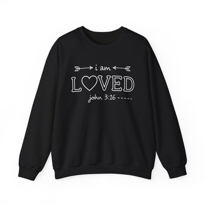 I AM LOVED  - MEDIUM-HEAVY WEIGHT SWEATSHIRT