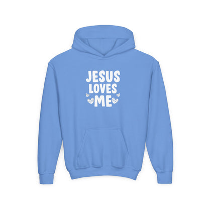 JESUS LOVES ME - YOUTH MEDIUM-HEAVY HOODIE