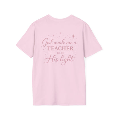 GOD MADE ME A TEACHER 2 - PREMIUM T-SHIRT