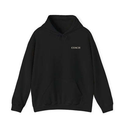 GOD MADE ME A COACH/FIELD - MEDIUM-HEAVY WEIGHT HOODIE
