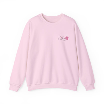SMILE THIS IS THE DAY THE LORD HAS MADE - MEDIUM-HEAVY WEIGHT SWEATSHIRT