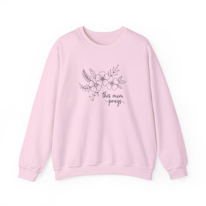 THIS MOM PRAYS - MEDIUM-HEAVY WEIGHT SWEATSHIRT