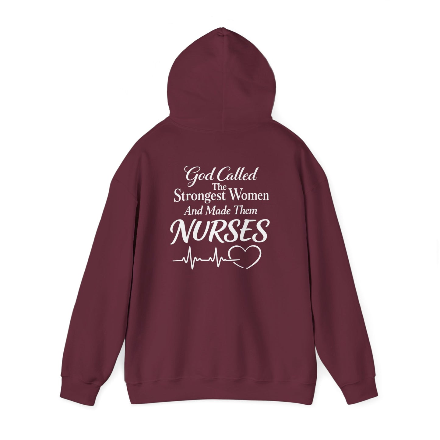GOD CALLED NURSES - MEDIUM-HEAVY WEIGHT HOODIE