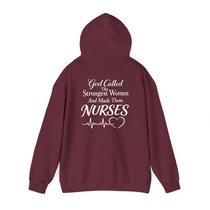 GOD CALLED NURSES - MEDIUM-HEAVY WEIGHT HOODIE