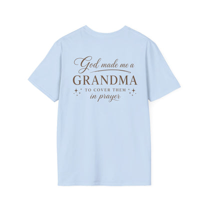 GOD MADE ME A GRANDMA - PREMIUM T-SHIRT