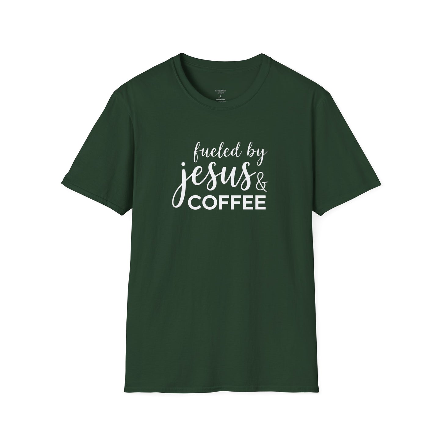FUELED BY JESUS - PREMIUM T-SHIRT