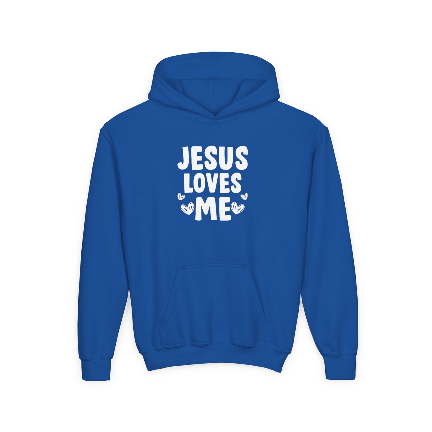 JESUS LOVES ME - YOUTH MEDIUM-HEAVY HOODIE