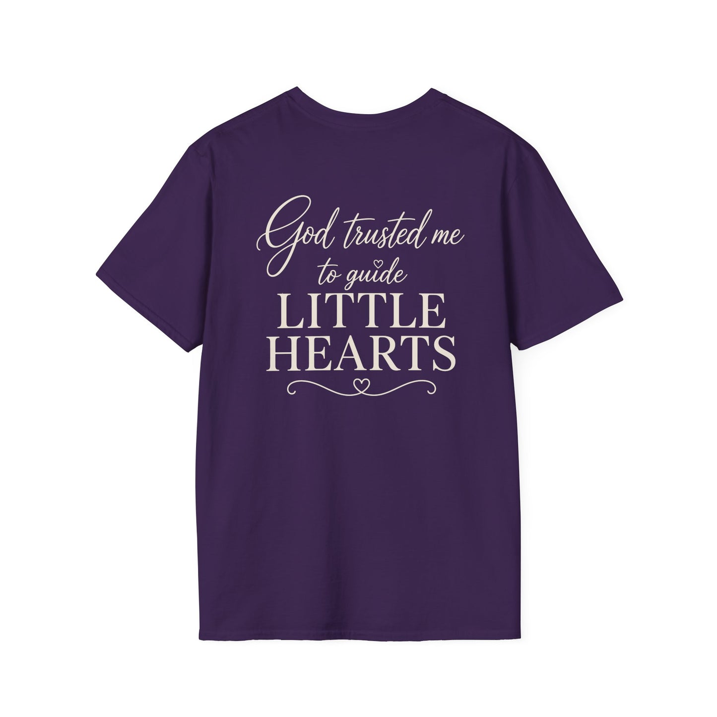 GOD TRUSTED ME TO GUIDE  LITTLE HEARTS - PREMIUM T-SHIRT