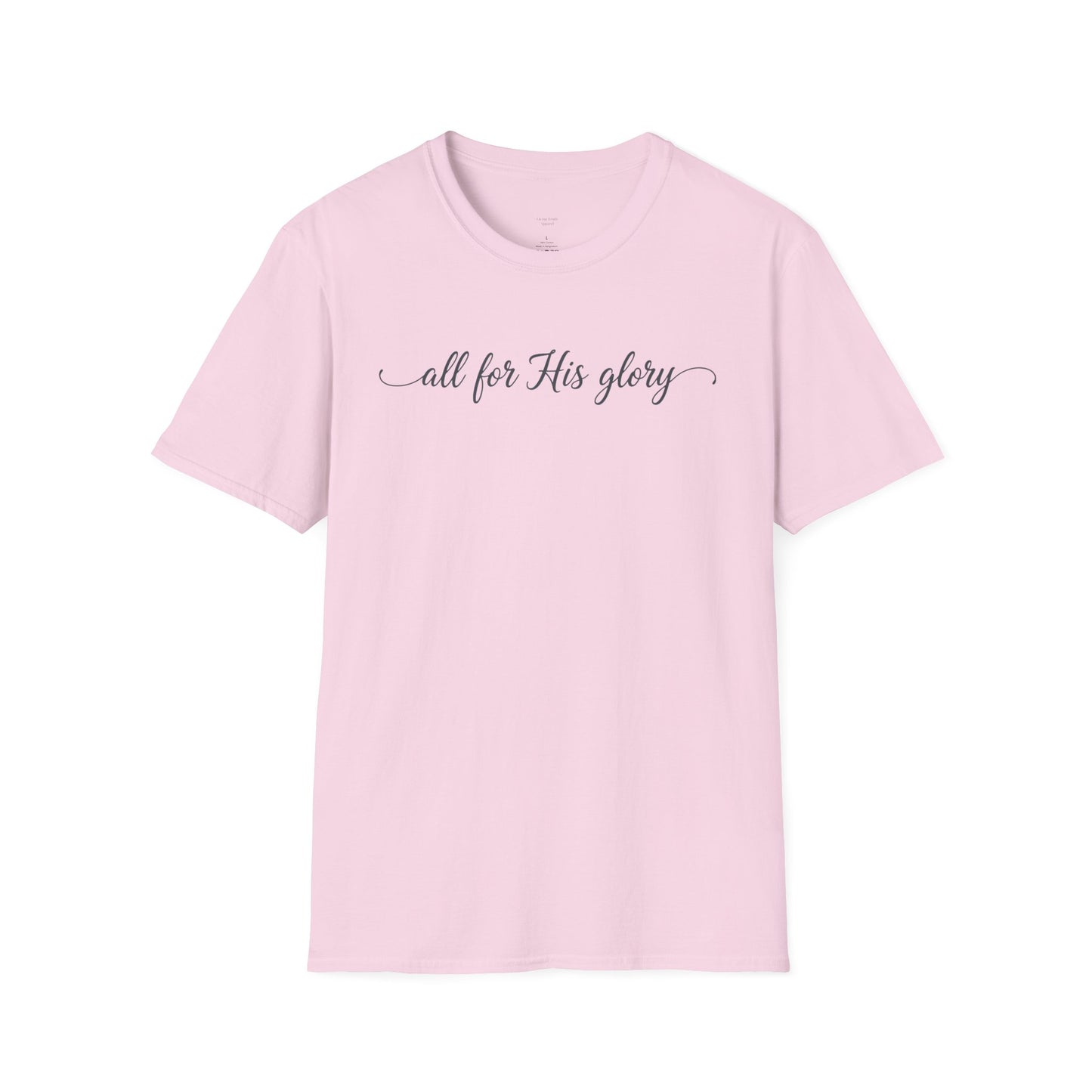 ALL FOR HIS GLORY - PREMIUM T-SHIRT