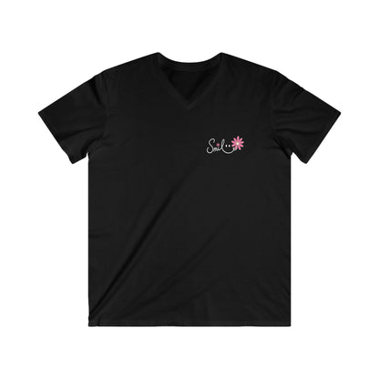 SMILE THIS IS THE DAY THE LORD MADE - V-NECK PREMIUM T-SHIRT