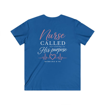 NURSE CALLED - V-NECK PREMIUM T-SHIRT