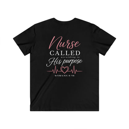 NURSE CALLED - V-NECK PREMIUM T-SHIRT