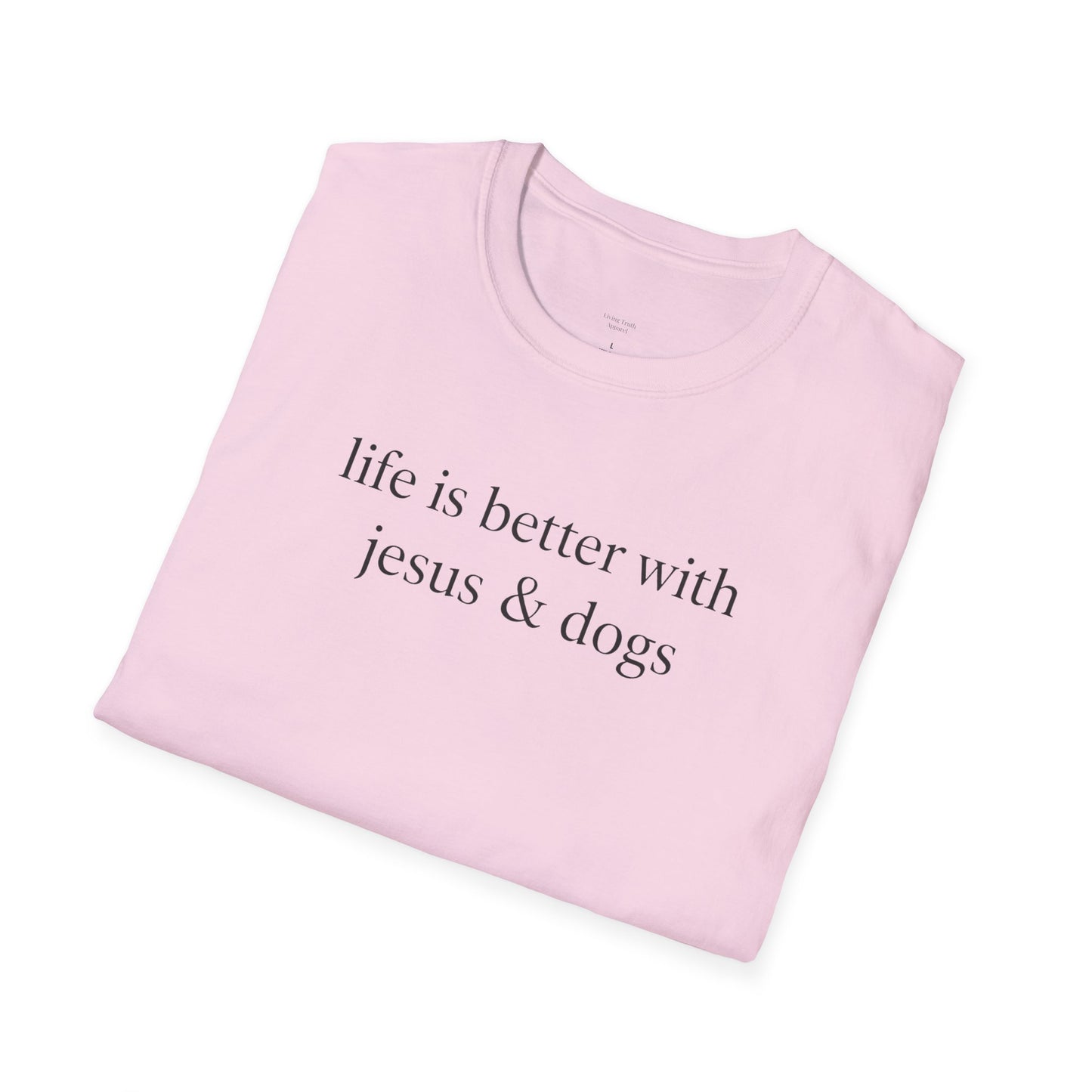 LIFE IS BETTER WITH JESUS - PREMIUM T-SHIRT