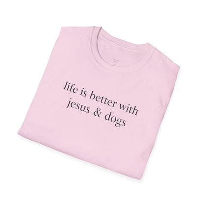 LIFE IS BETTER WITH JESUS - PREMIUM T-SHIRT