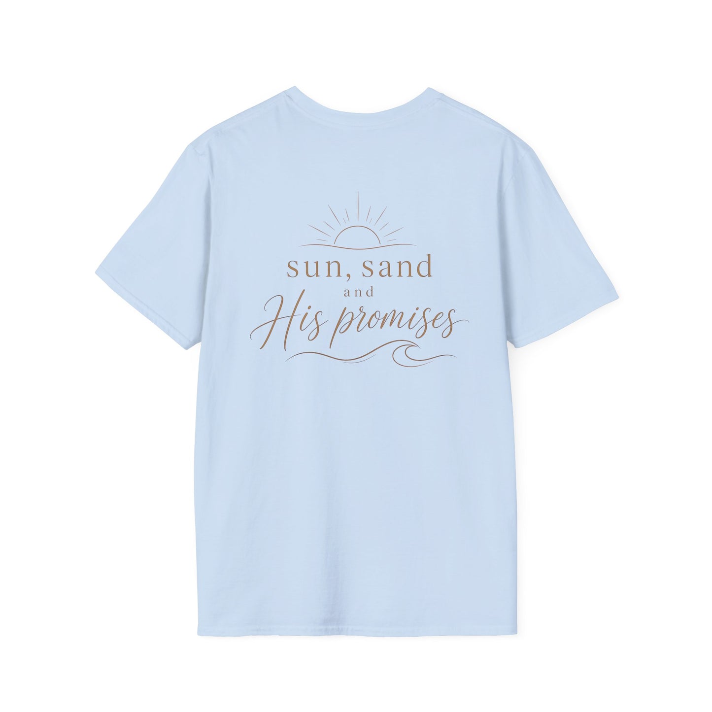 SUN SAND HIS PROMISES - PREMIUM T-SHIRT