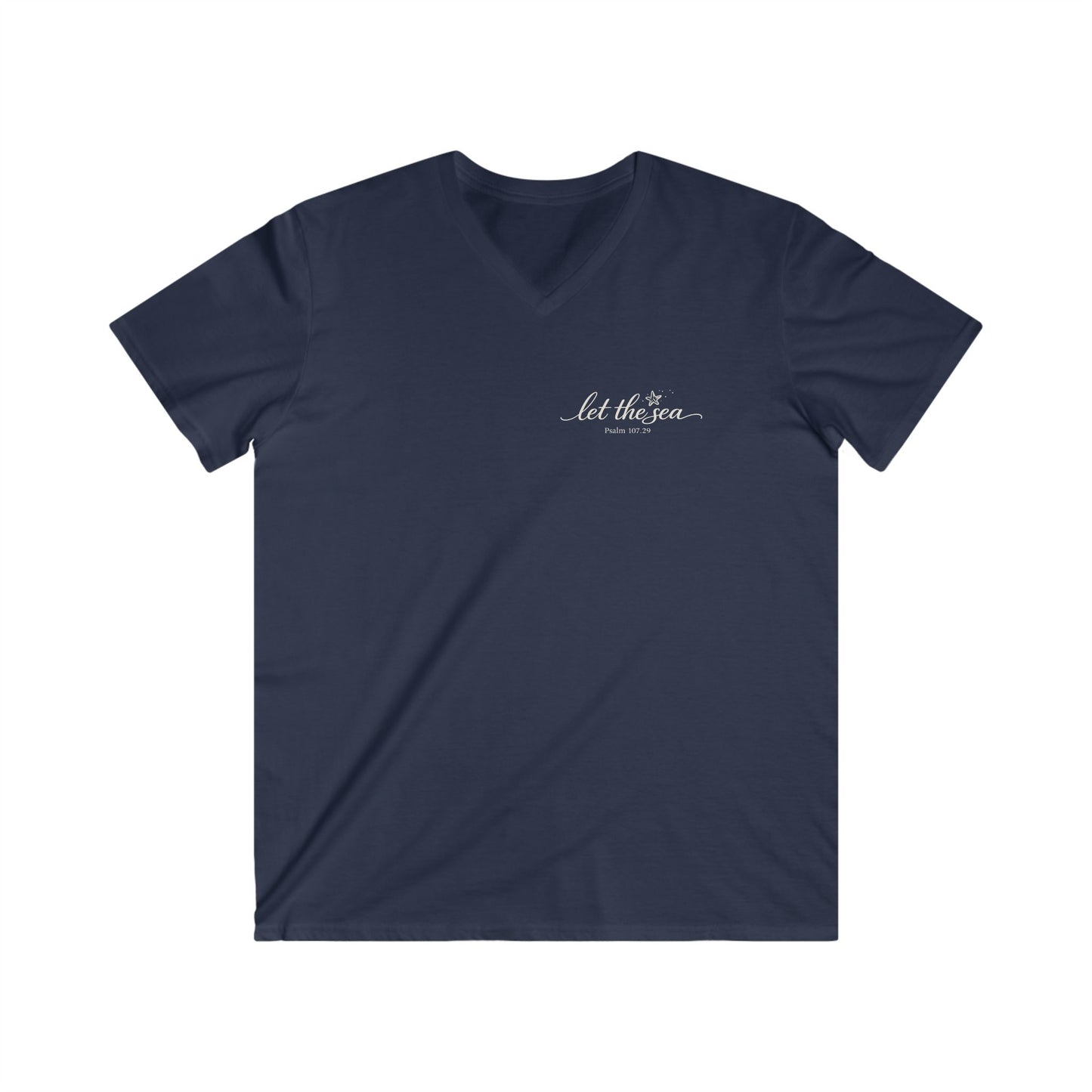 LET THE SEA SETTLE YOUR SOUL - V-NECK PREMIUM T-SHIRT