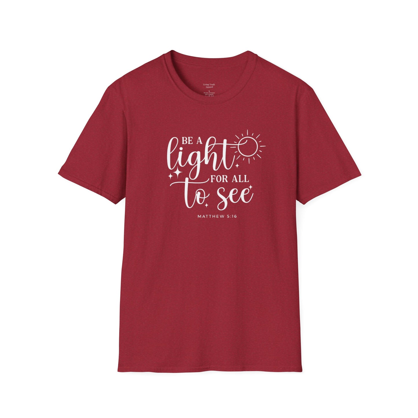 BE A LIGHT FOR ALL TO SEE - PREMIUM T-SHIRT