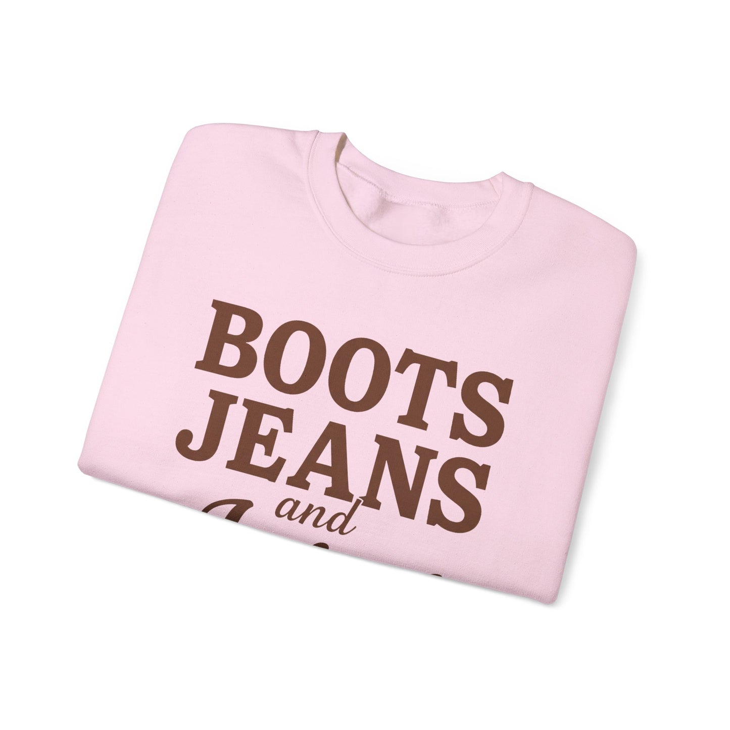 BOOTS JEANS JESUS - MEDIUM-HEAVY WEIGHT SWEATSHIRT