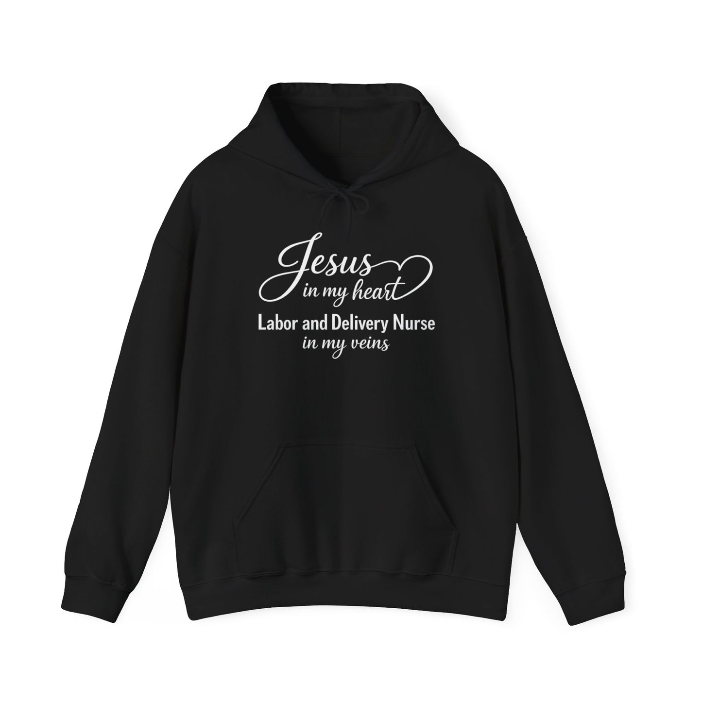 JESUS IN MY HEART - MEDIUM-HEAVY WEIGHT HOODIE