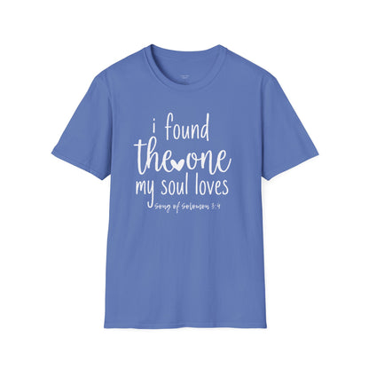 I FOUND THE ONE MY SOUL LOVES - V-NECK PREMIUM T-SHIRT