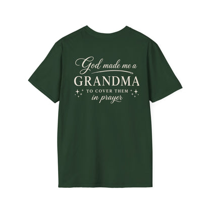 GOD MADE ME A GRANDMA - PREMIUM T-SHIRT