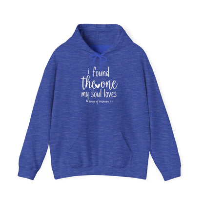 I FOUND THE ONE MY SOUL LOVES - MEDIUM-HEAVY WEIGHT HOODIE