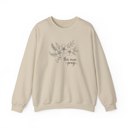 THIS MOM PRAYS - MEDIUM-HEAVY WEIGHT SWEATSHIRT